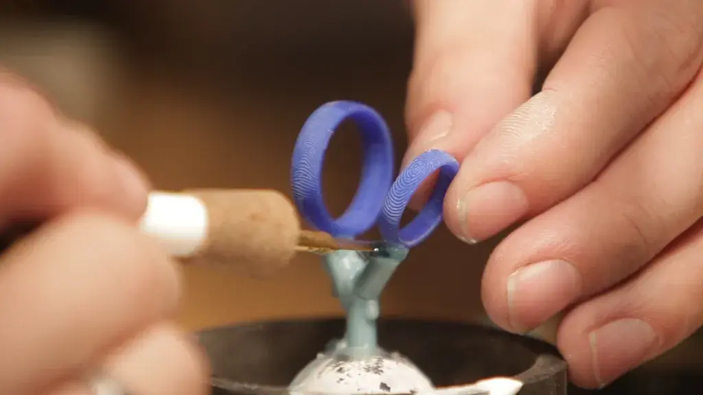 Patrones de fundición impresos en 3D creados en materiales de cera con MJP