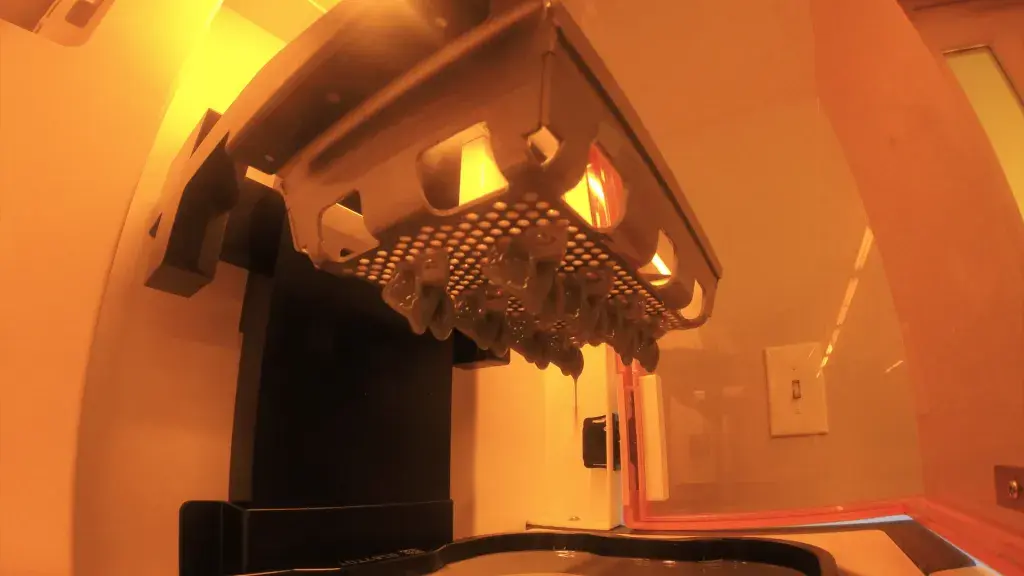 Piezas impresas en 3D en la cámara de impresión de Figure 4