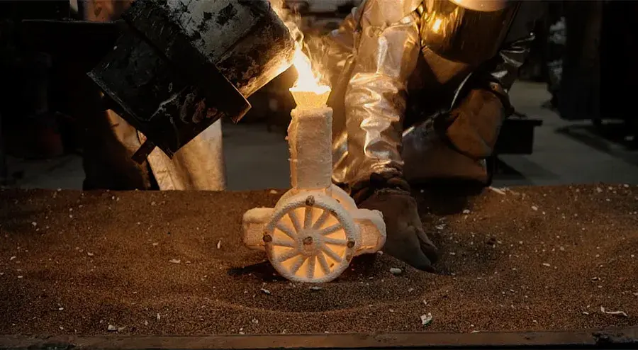 Los patrones de cera de impresión 3D encajan perfectamente en el proceso de producción rápida de piezas fundidas