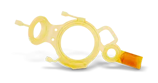 Una pieza médica impresa hecha a partir de la Figura 4 EGGSHELL-AMB 10