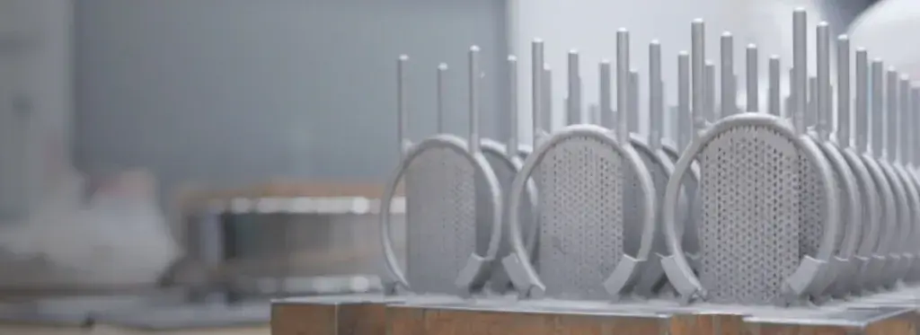 metal parts printed by a DMP 3D printer