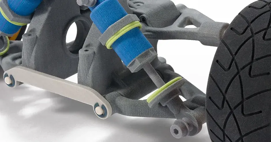 colorful 3d printed materials