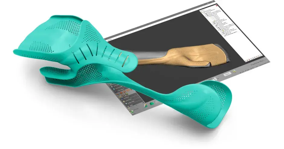 Muñequera ortopédica personalizada, diseñada por Antonius Koster