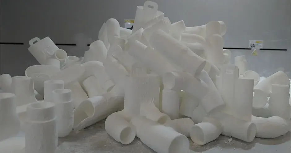 Piezas producidas de la máscara de esnórquel Decathlon