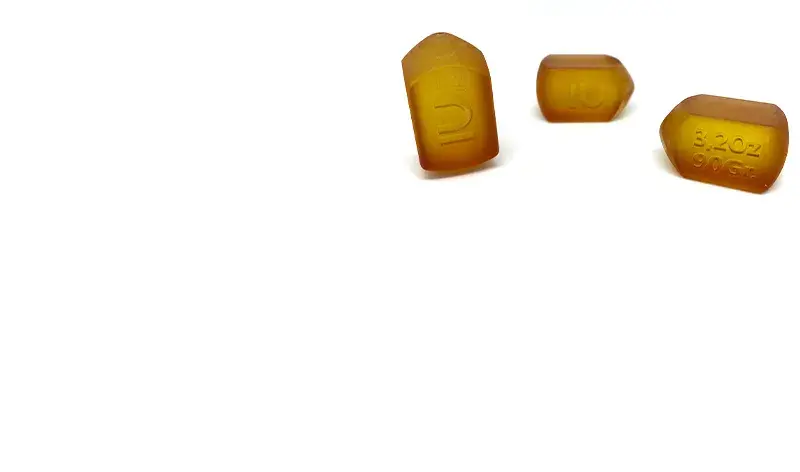 Mold master patterns for fishing weight sinkers printed using Figure 4