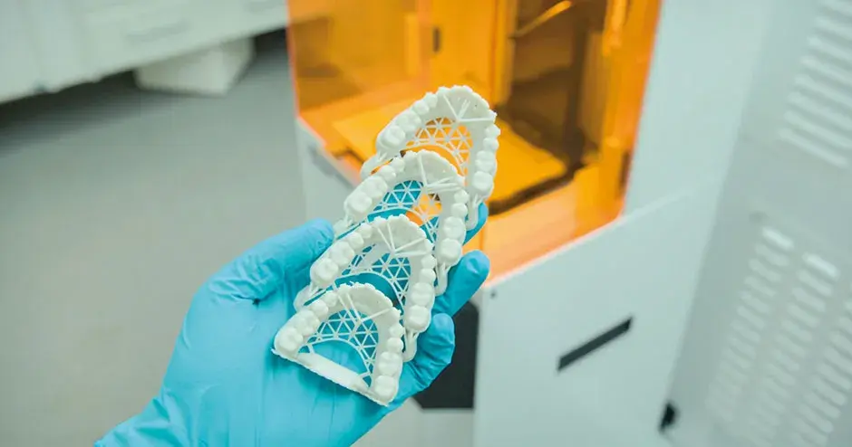 Moldes de ortodoncia impresos en 3D