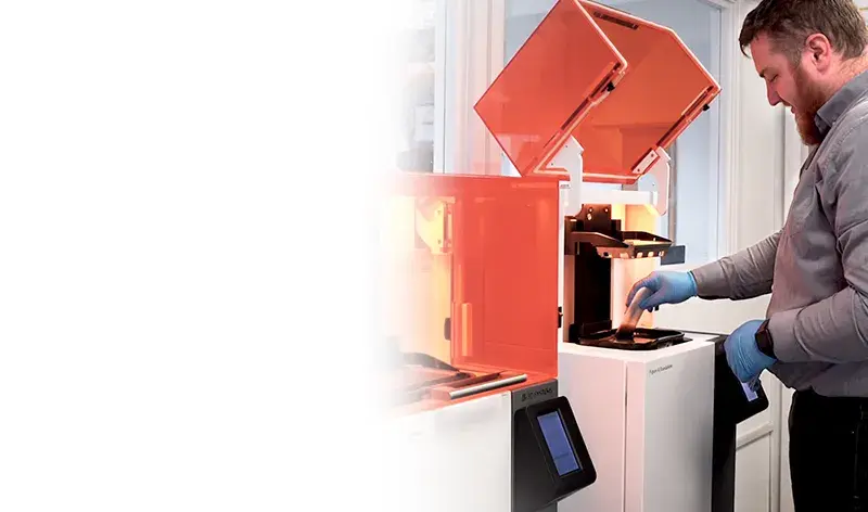 ACS Custom 3D printing production parts with Figure 4