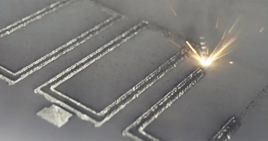 imagen de fabricación aditiva en metal de un semiconductor