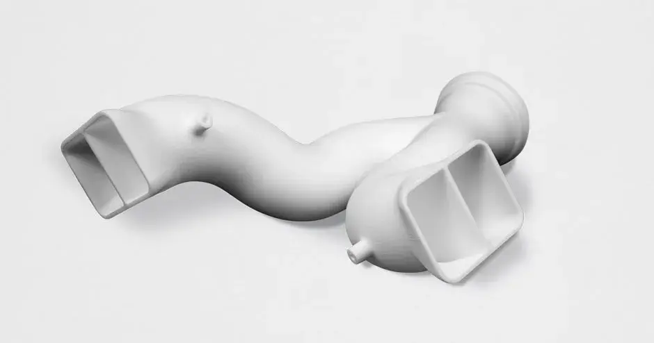 imagen de escape dual de aplicación automotriz