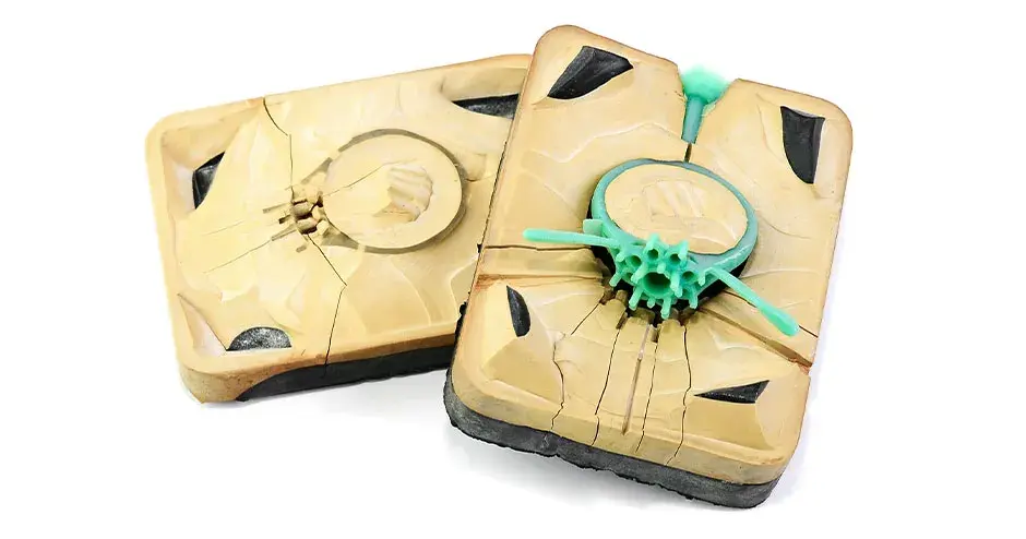 Piezas de fabricación de moldes impresos en 3D para joyería