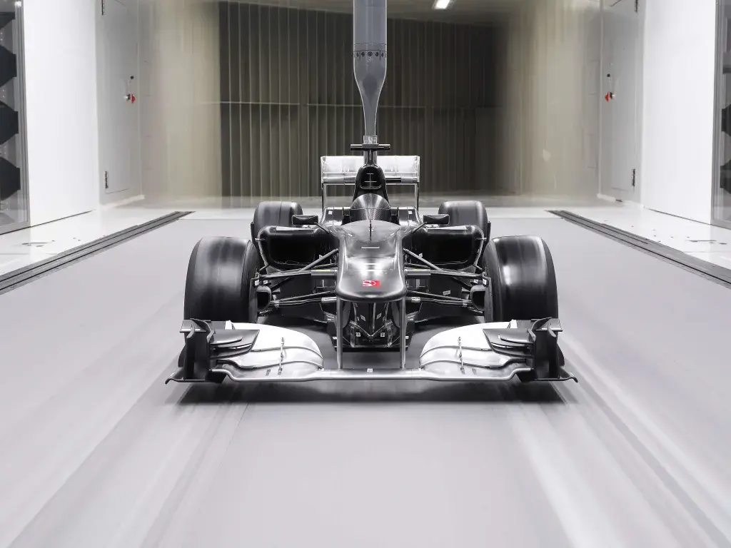 Modelo de túnel de viento Sauber con la tecnología de 3D Systems