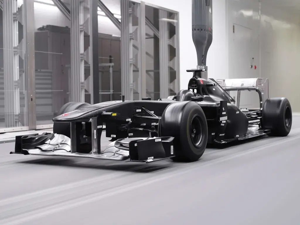 Pruebas del modelo de túnel de viento de Sauber Engineering con piezas de SLA