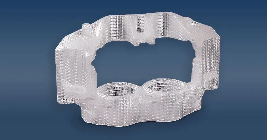 Calibre impreso con sla accura fidelity quickcast diamond