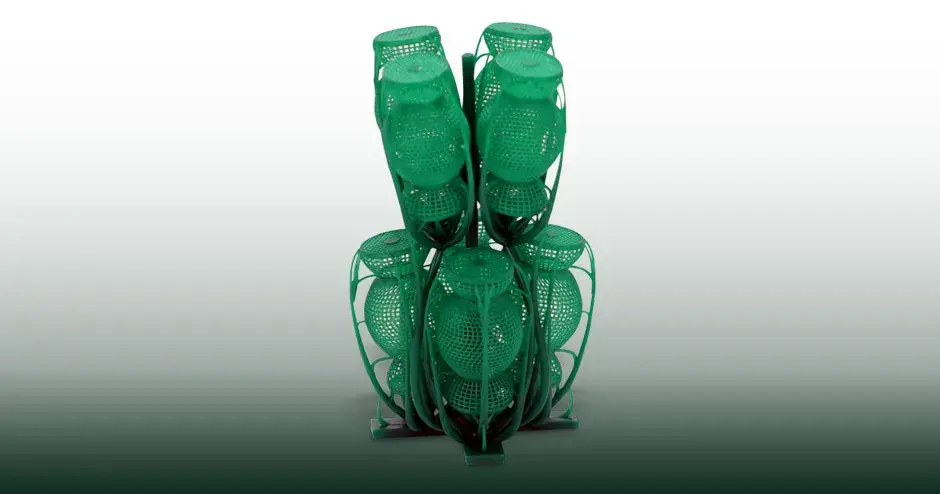 patrones de cera de fundición verde en árbol de cera