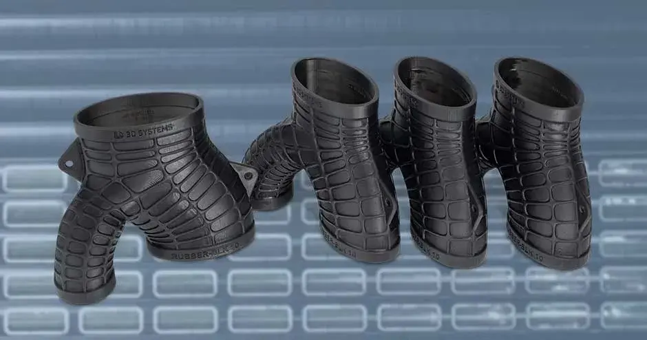 Adaptador de colector Y Figure 4 Rubber BLK10 con interior de garaje