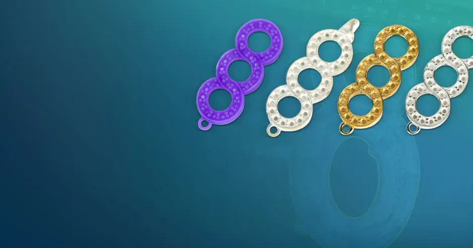 Banner sobre fundición para joyería de 3D Systems