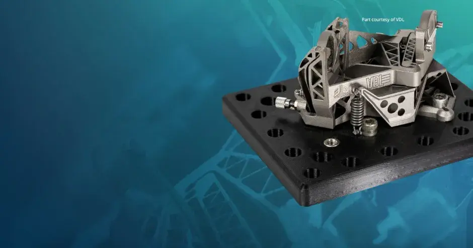 Banner sobre flexiones para semiconductores de 3D Systems