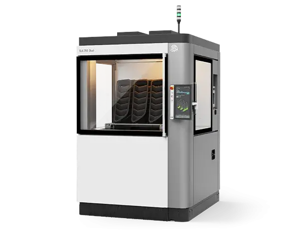 Ángulo de impresora SLA 750 Dual 3D
