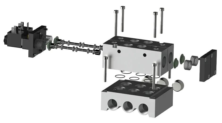 Conjunto original de electroválvulas