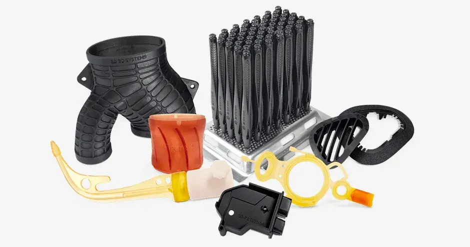 Piezas con los nuevos materiales de la Figure 4