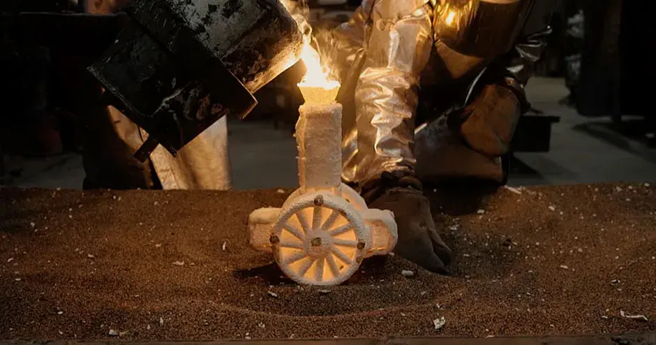 Los patrones de cera de impresión 3D encajan perfectamente en el proceso de producción rápida de piezas fundidas