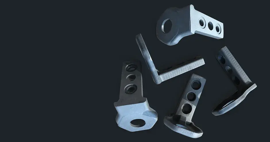 Cast metal parts by Microfound using 3D Systems ProJet MJP 2500 IC