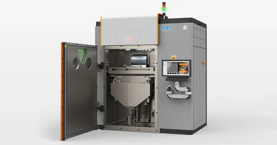 Puerta abierta de impresora 3D de DMP Flex 350