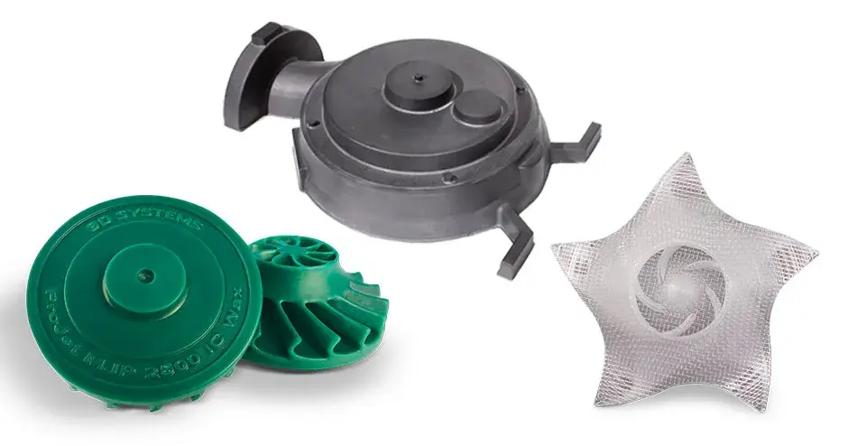 Una variedad de patrones de cera