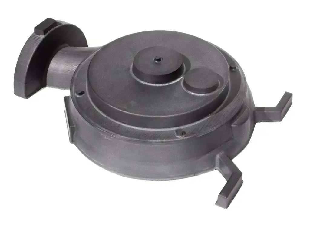 Patrón de bomba impreso en 3D con extrusión de pellets y mecanizado en la impresora Titan Atlas-HS 3D de 3D Systems