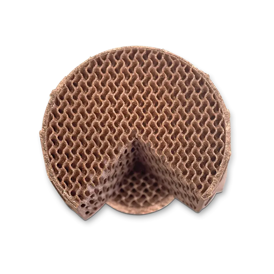 CuCr1Zr (A) 3D printed part