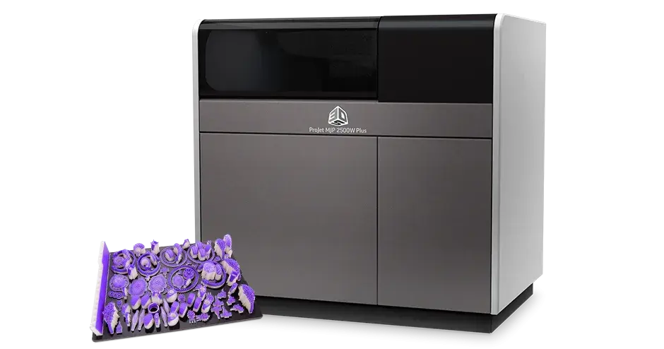 Página principal de ProJet MJP 2500W Plus para joyería