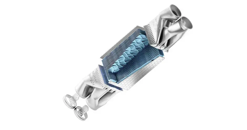 Intercambiador de calor impreso en 3D