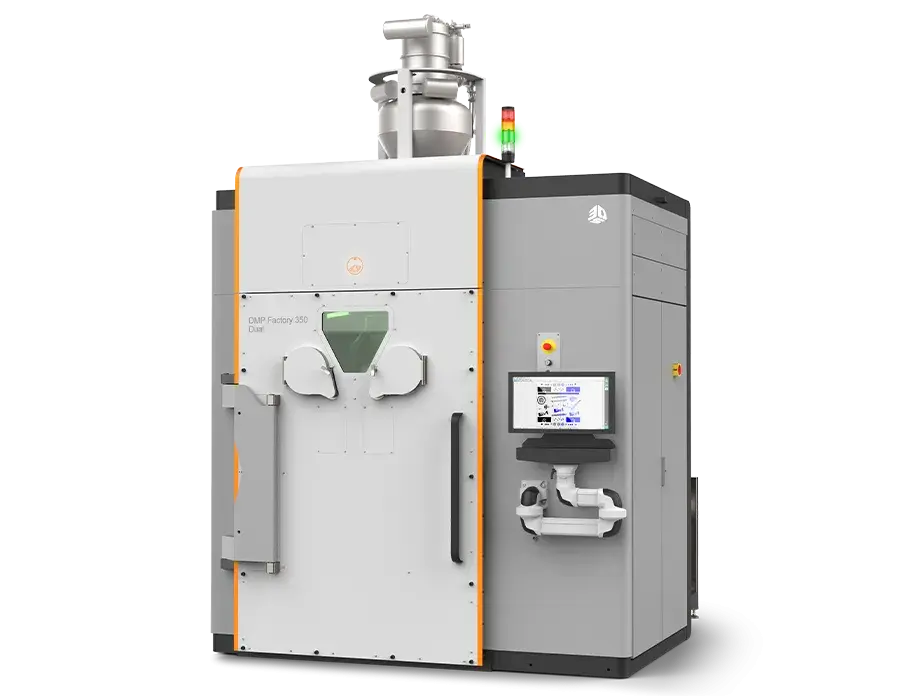 DMP Factory 350 Duelo 3impresora D en ángulo