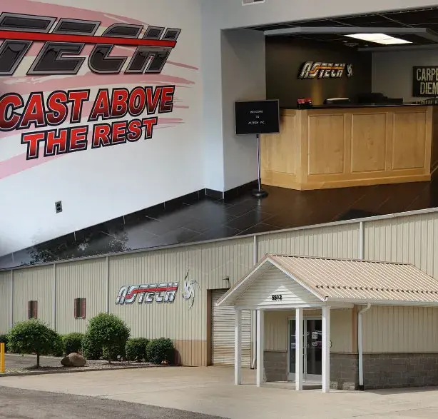 Vestíbulo de la empresa Astech