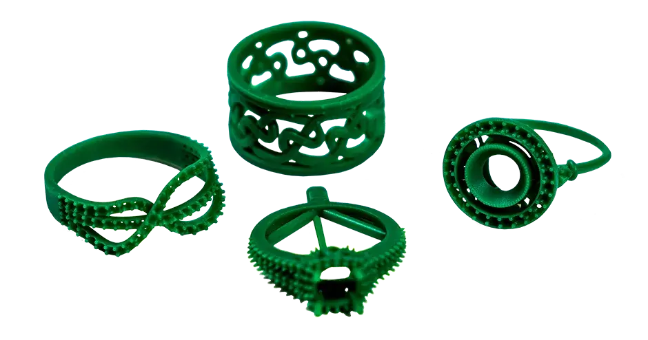 Agrupación de anillos de la Figura 4