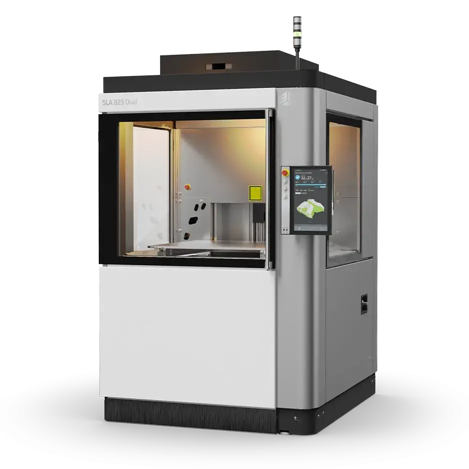 SLA 825 Dual 3D printer hero