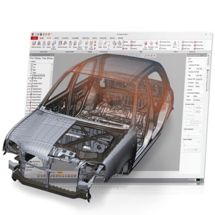Software de ingeniería inversa y escaneo 3D Geomagic Design X
