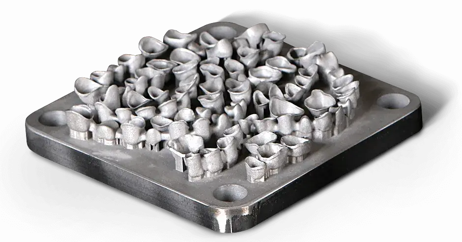 Plataforma dental de cobalto-cromo de 3D Systems