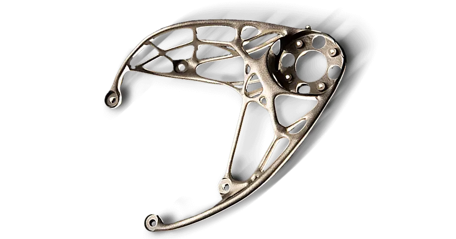 Soporte metálico de Thales, LaserForm Titanio Gr. 5