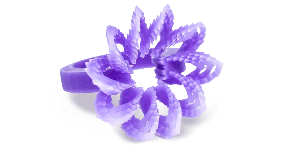 Anillo impreso en VisiJet CAST de 3D Systems