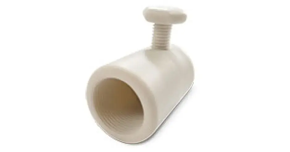 Un material blanco rígido que se puede esterilizar y probar a altas temperaturas