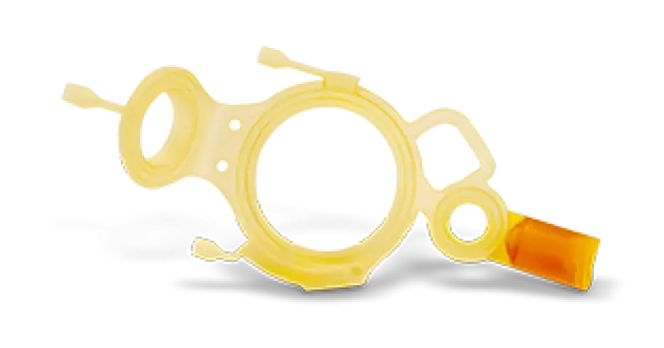 Una pieza médica impresa hecha a partir de la Figura 4 EGGSHELL-AMB 10